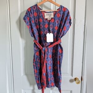 Ace & Jig Olive Shift Dress in Neptune - XL